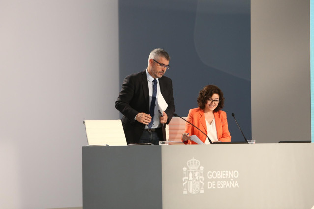 Rueda de prensa del secretario de Estado de Comunicación, Miguel Ángel Oliver,  con motivo de las elecciones generales del 28 de abril de 2019