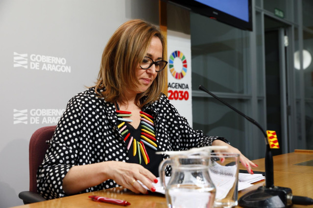 La consejera de Presidencia de Aragón, Mayte Pérez.