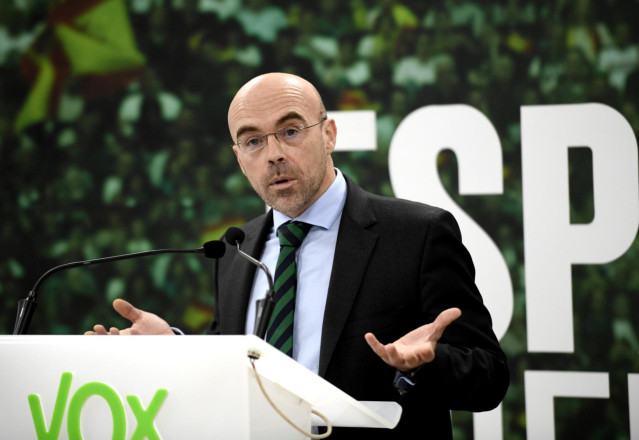 El portavoz del Comité de Acción Política de Vox y eurodiputado, Jorge Buxadé.