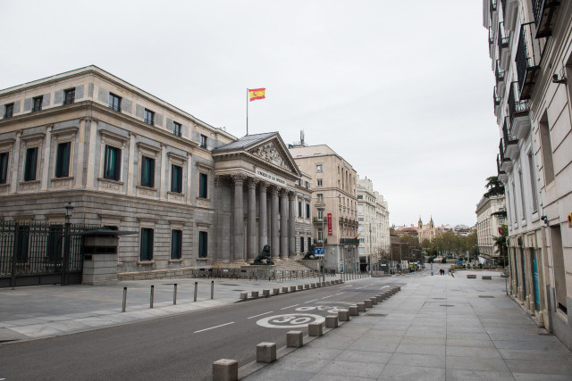 Fachada del Congreso de los Diputados