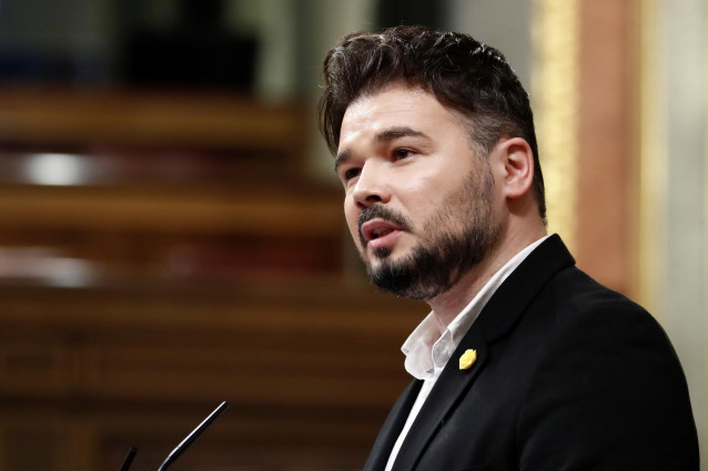 El portavoz de ERC, Gabriel Rufián.