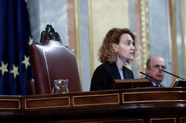 La presidenta del Congreso de los Diputados, Meritxell Batet.