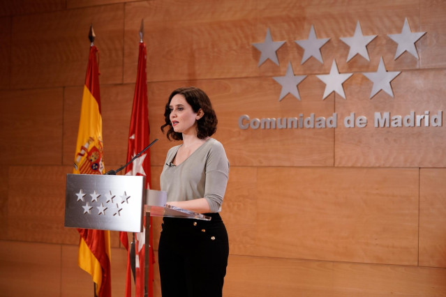 Imagen de recurso de la presidenta de la Comunidad de Madrid, Isabel Díaz Ayuso.