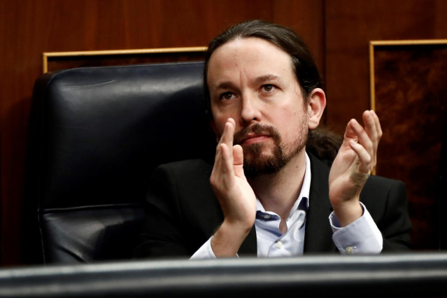 El vicepresidente de Derechos Sociales del Gobierno y líder de Podemos, Pablo Iglesias.