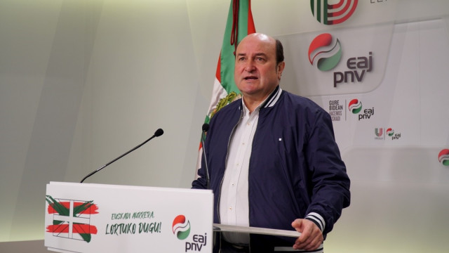 El presidente del EBB del PNV, Andoni Ortuzar