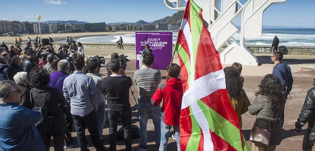 Podemos Euskadi con motivo del Aberri Eguna