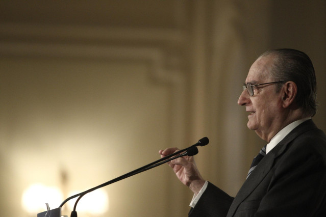 El expresidente del Congreso y exministro de Justicia Landelino Lavilla