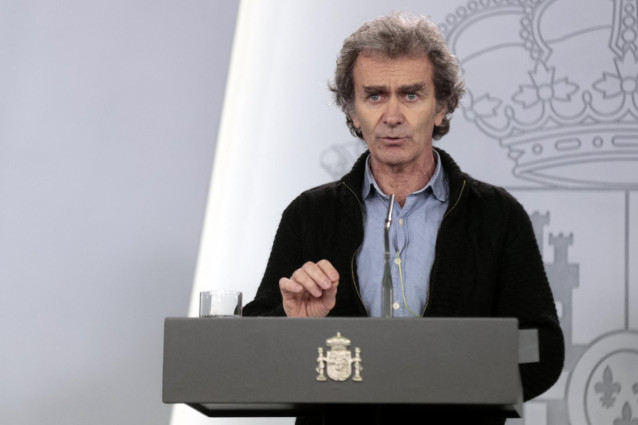 El director del Centro de Coordinación de Alertas y Emergencias Sanitarias del Ministerio, Fernando Simón