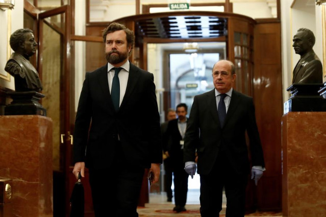 Los diputados de Vox, Iván Espinosa de los Monteros