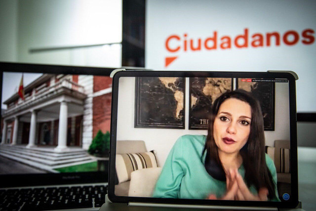 La presidenta de Ciudadanos y portavoz en el Congreso de los Diputados, Inés Arrimadas.