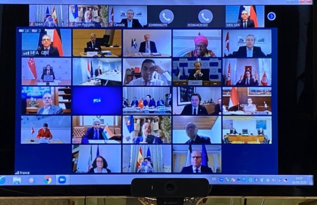 Reunión por videoconferencia de la Alianza por el Multilateralismo