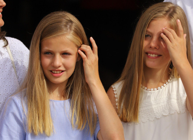 La Princesa Leonor y la Infanta Sofía en una imagen de archivo