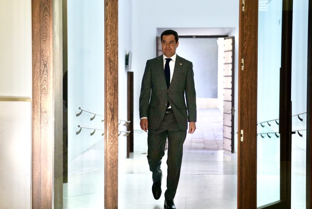 El presidente de la Junta de Andalucía, Juanma Moreno, en una foto de archivo.