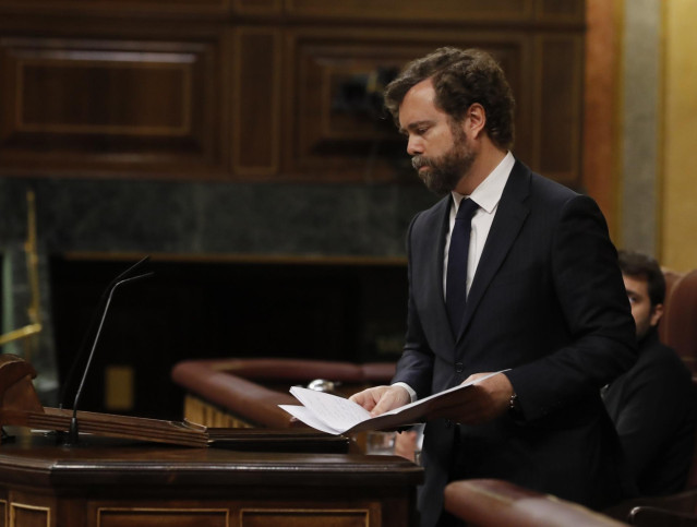 El portavoz de Vox en el Congreso, Iván Espinosa de los Monteros,