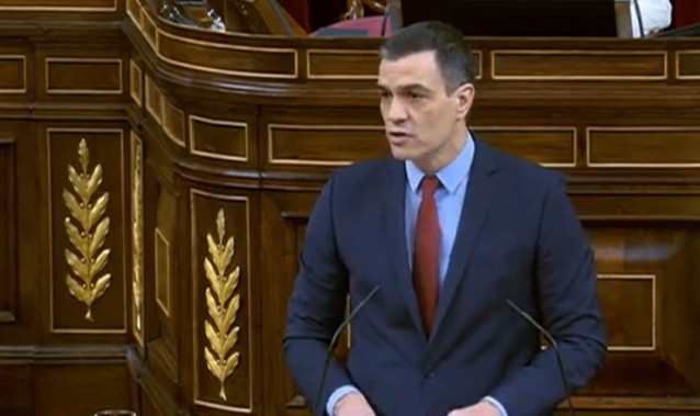 El presidente del Gobierno, Pedro Sánchez, comparece en el Congreso por el estado de alarma