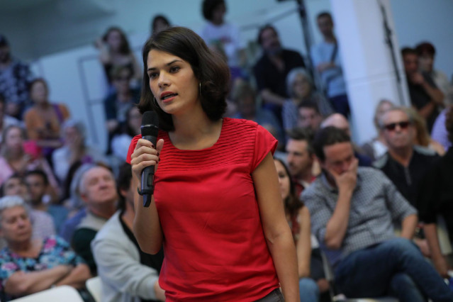 La portavoz de Unidas Podemos en la Asamblea de Madrid, Isa Serra.