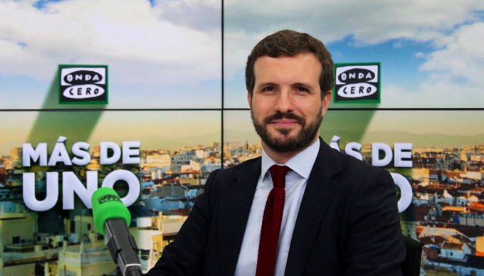 Entrevista al líder del PP, Pablo Casado