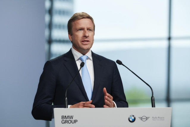 El presidente del consejo de administración de BMW, Oliver Zipse, durante la junta general de accionistas celebrada de forma 'online'.