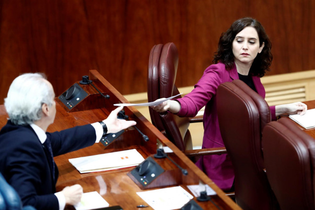 La presidenta de la Comunidad de Madrid, Isabel Díaz Ayuso