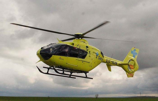 Imagen de archivo de un helicóptero de emergencias