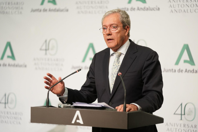 El consejero de Economía, Conocimiento, Empresas y Universidad de la Junta de Andalucía, Rogelio Velasco, en una imagen de archivo.
