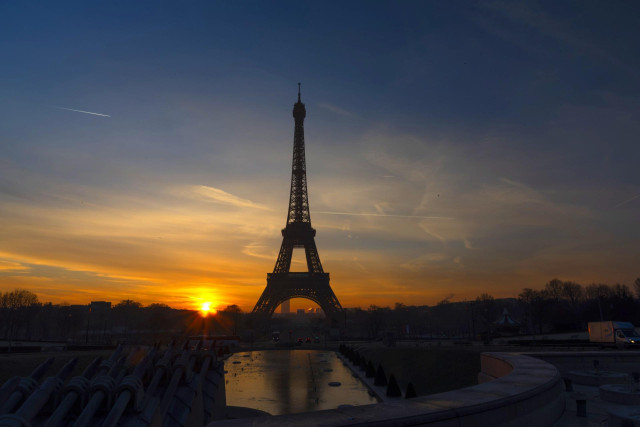 Atardecer en la Torre Eiffel
