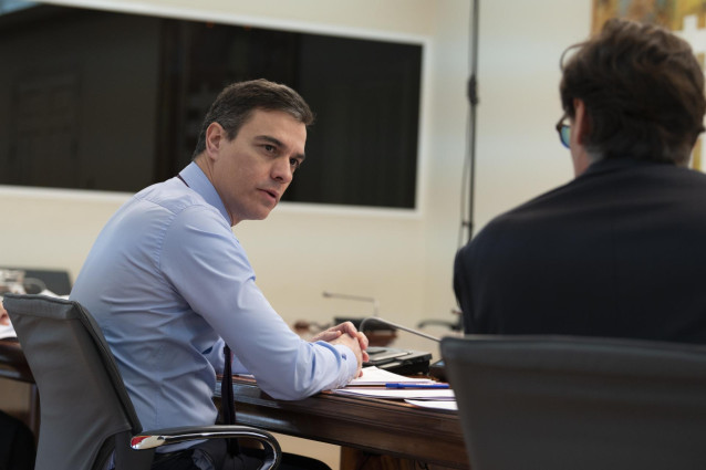 El presidente del Gobierno, Pedro Sánchez