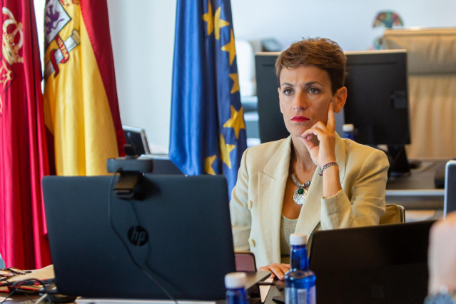 María Chivite, presidenta del Gobierno de Navarra