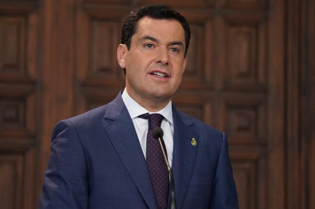 Juanma Moreno, este domingo