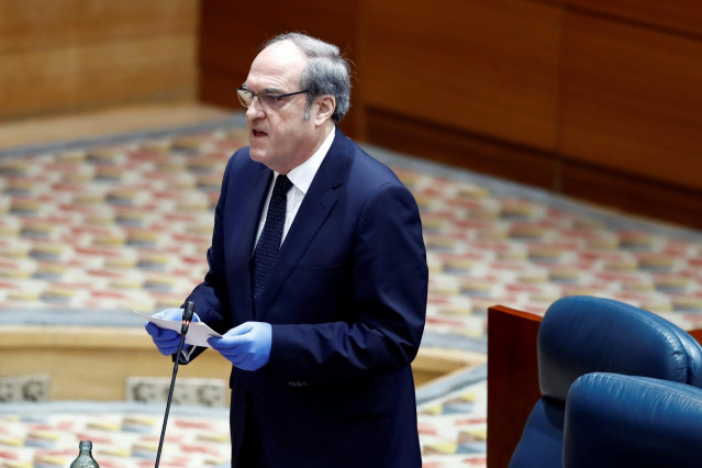 El portavoz del PSOE en la Asamblea, Ángel Gabilondo. Archivo.