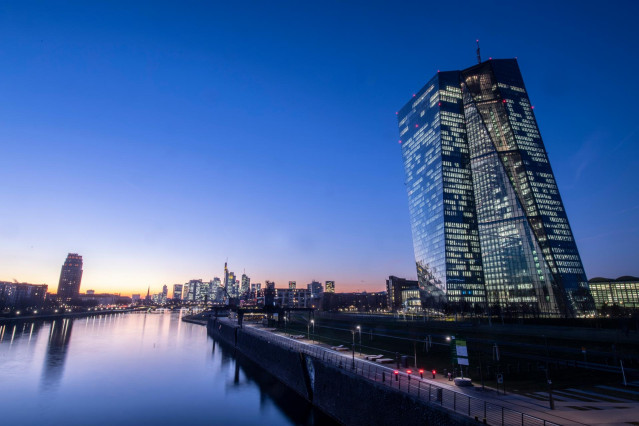FILED - 21 January 2020, Hessen, Frankfurt_Main: A general view of the European Central Bank (ECB) headquarters. ECB is to extend the timeline for the review of its monetary policy announced earlier this year by six months to the middle of next year as a
