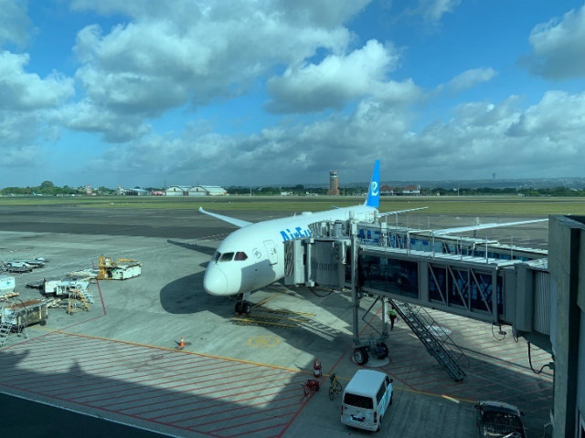Avión de Air Europa en Bali.