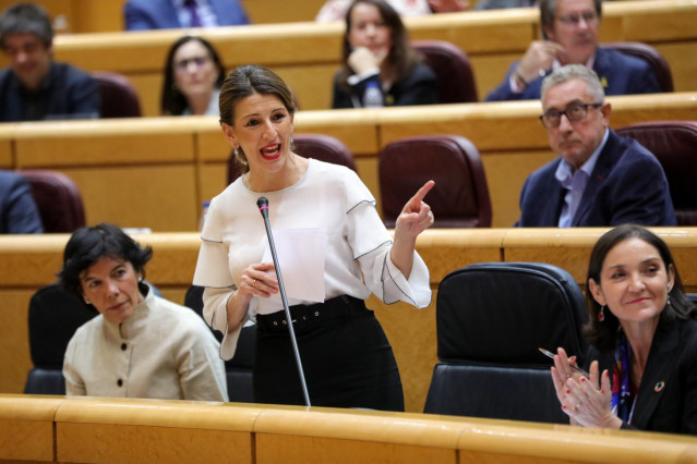 La ministra de Trabajo y Economía Social, Yolanda Díaz