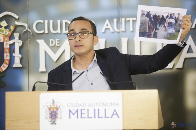 El consejero de Distritos de Melilla, Mohamed Ahmed
