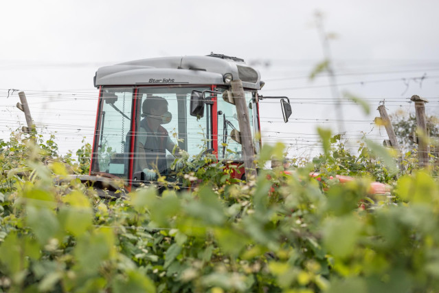 Imagen de un tractor.