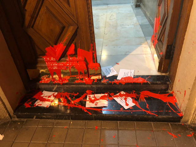 Ataque a la casa de la líder del PSE-EE, Idoia Mendia