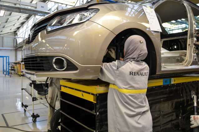 Imagen de una planta de Renault.