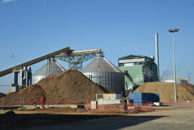 Planta de biomasa de Ence en Puertollano (Ciudad Real).