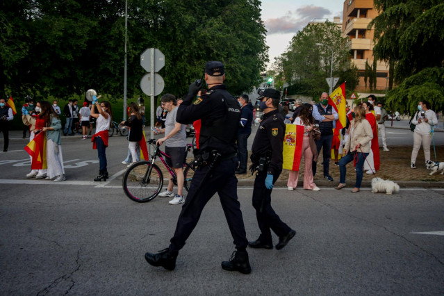 Imagen de archivo de una de las protestas contra el Gobierno de Pedro Sánchez