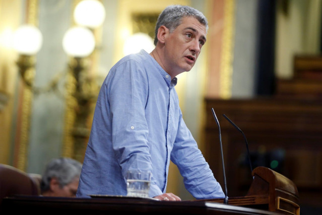 El diputado de Bildu, Oskar Matute.