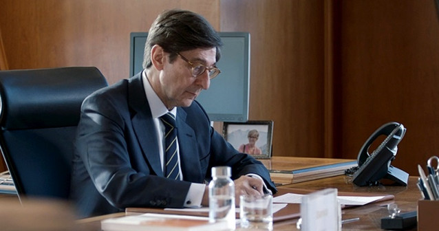 El presidente de Bankia, José Ignacio Goirigolzarri, en su despacho.