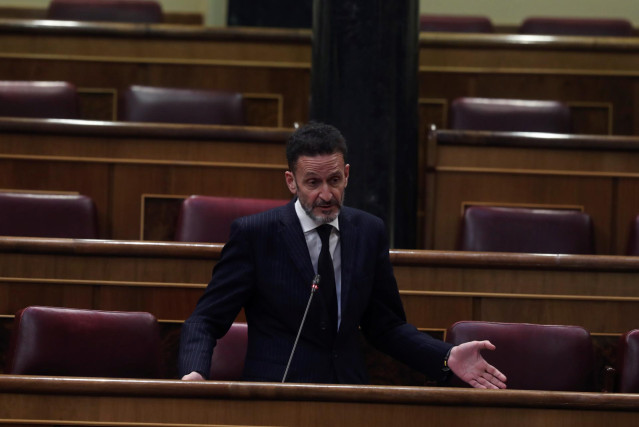 El portavoz adjunto de Ciudadanos en el Congreso de los Diputados, Edmundo Bal, en el hemiclo de la Cámara Baja.