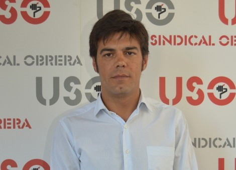 El secretario general de USO, Joaquín Pérez