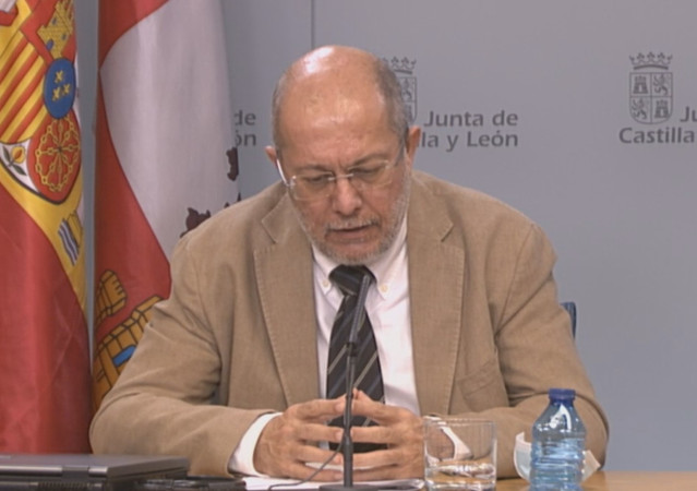 Captura de la comparecencia de Igea tras el Consejo de Gobierno.