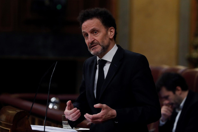 El portavoz adjunto de Ciudadanos en el Congreso de los Diputados, Edmundo Bal, durante intervención en el Pleno de la Cámara Baja.