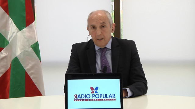 El portavoz del Gobierno Vasco, Josu Erkoreka.
