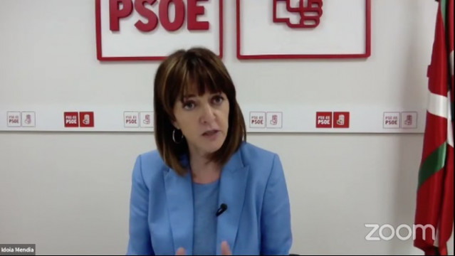 La secretaria de general del PSE-EE, Idoia Mendia