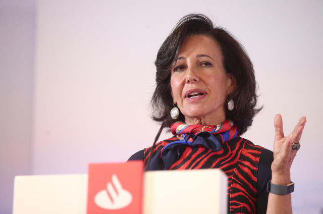 La presidenta del Banco Santander, Ana Botín