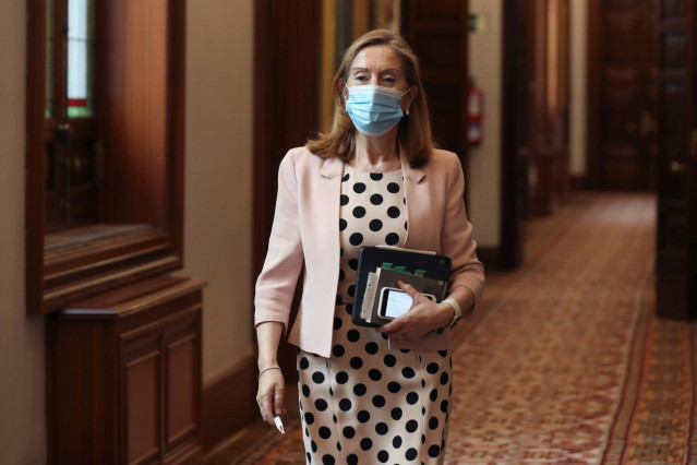 La vicepresidenta segunda del Congreso de los Diputados, Ana Pastor, a su llegada a una reunión de la Mesa del Congreso, celebrada este martes en Madrid (España), a 19 de mayo de 2020.