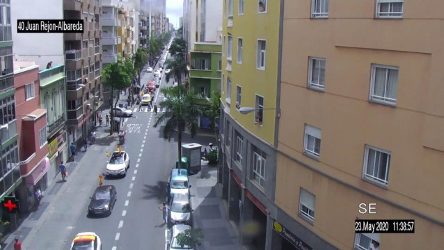 Manifestación de vehículos contra la gestión de Sánchez en Las Palmas de Gran Canaria